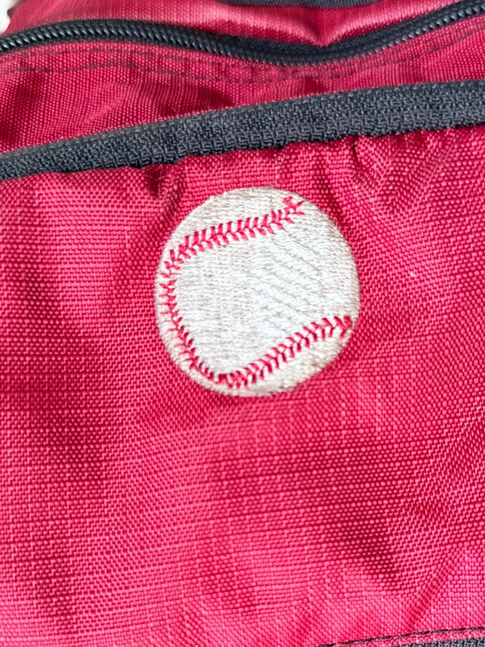 L.L.Bean Red & Black Backpack Daypack